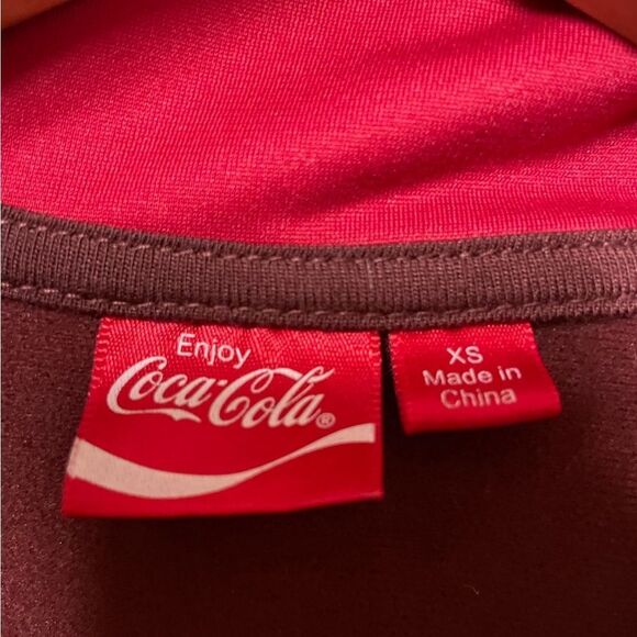 Coca Cola crop full zip retro style jogger jacket - Picture 2 of 3